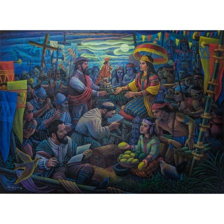 The Gift of Sto Niño to Queen Juana of Cebu